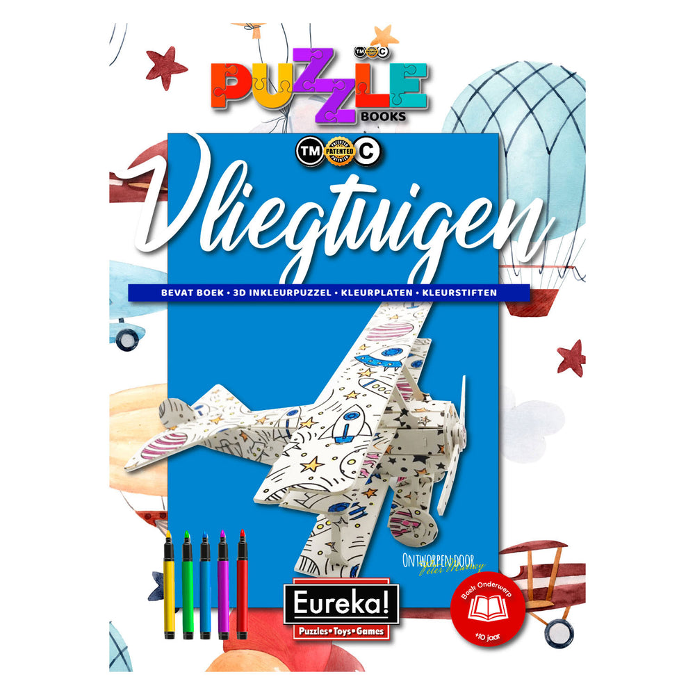Eureka 3d puzzelboeken - vliegtuigen