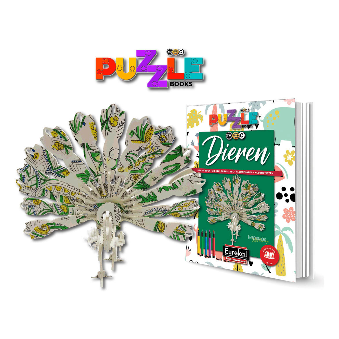 Eureka 3D Puzzelboeken - Dieren