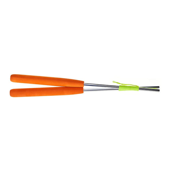 Eureka aluminum diabolo sticks - orange