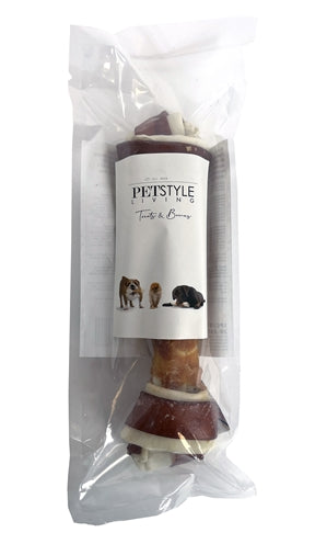 Petstyle living geknoopt bot veelkleurig met kip