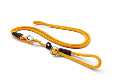 Morso hondenriem retrieverlijn handsfree regulier touw gerecycled goud