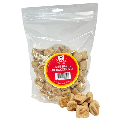 Hondensnoepjes ovengebakken mergkoekmix