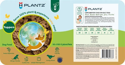 Henart plantz toppers rundvleesachtige zakje