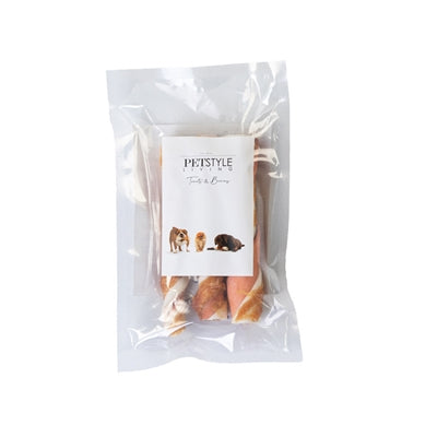 Petstyle living twisted stick multicolor met kip