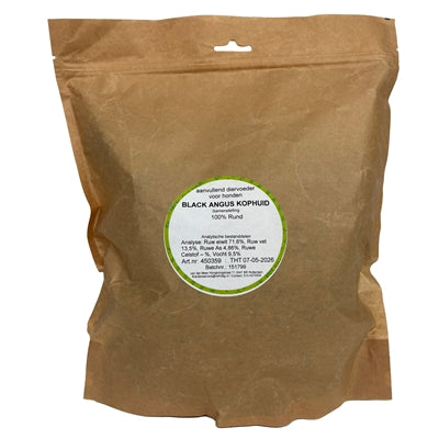 Zwarte Angus kophuid