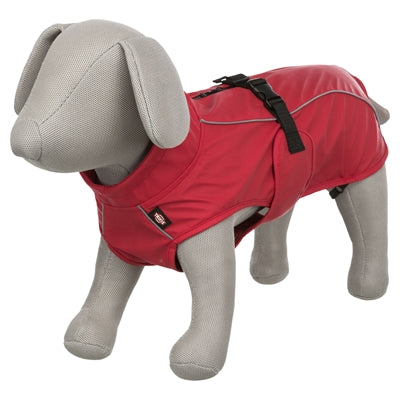 Trixie regenjas hond vimy rood