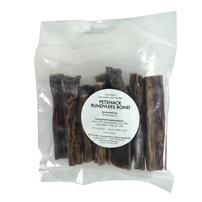 Huisdierensnack rundvlees rond kielpit