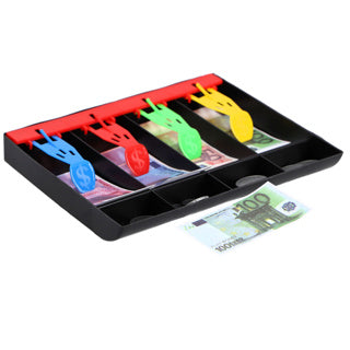 Osa private label speelgeld deluxe set munten biljetten euro's en dollars assorti | 6 stuks