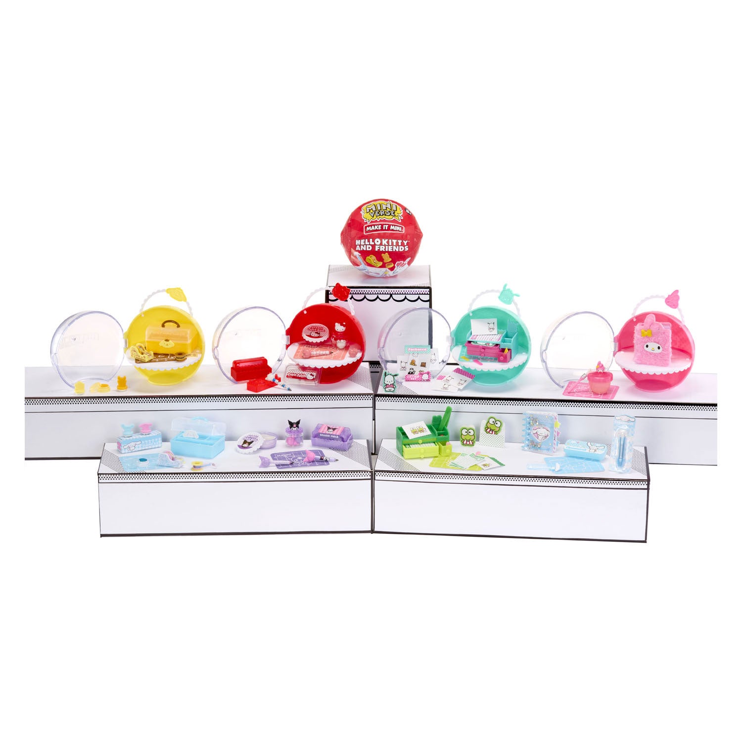 Miniverse make it make it mini hello kitty and friends series 3 - knutselset - maak sanrio miniaturen