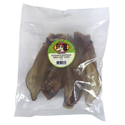 Petsnack buffel oren met vlees