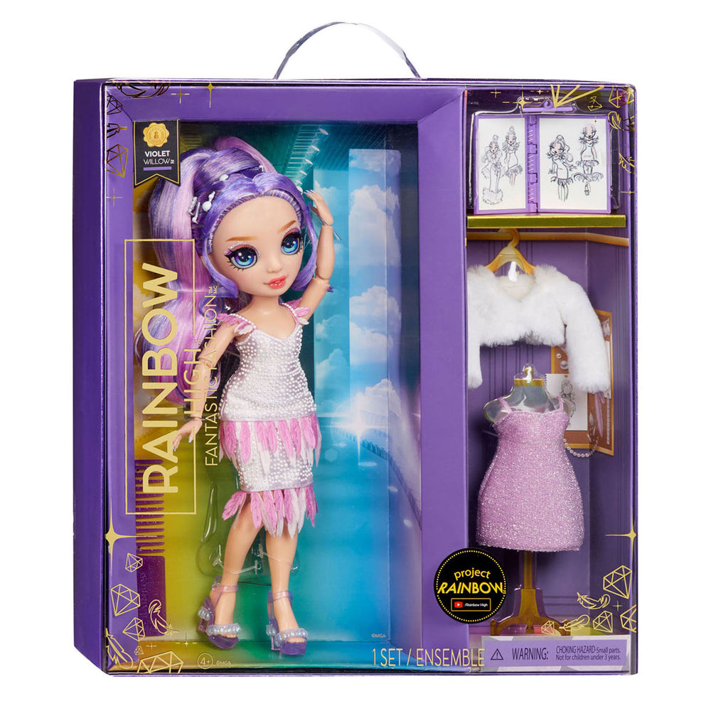 Mga Entertainment Rainbow High Fantastic Fashion Doll - Violet