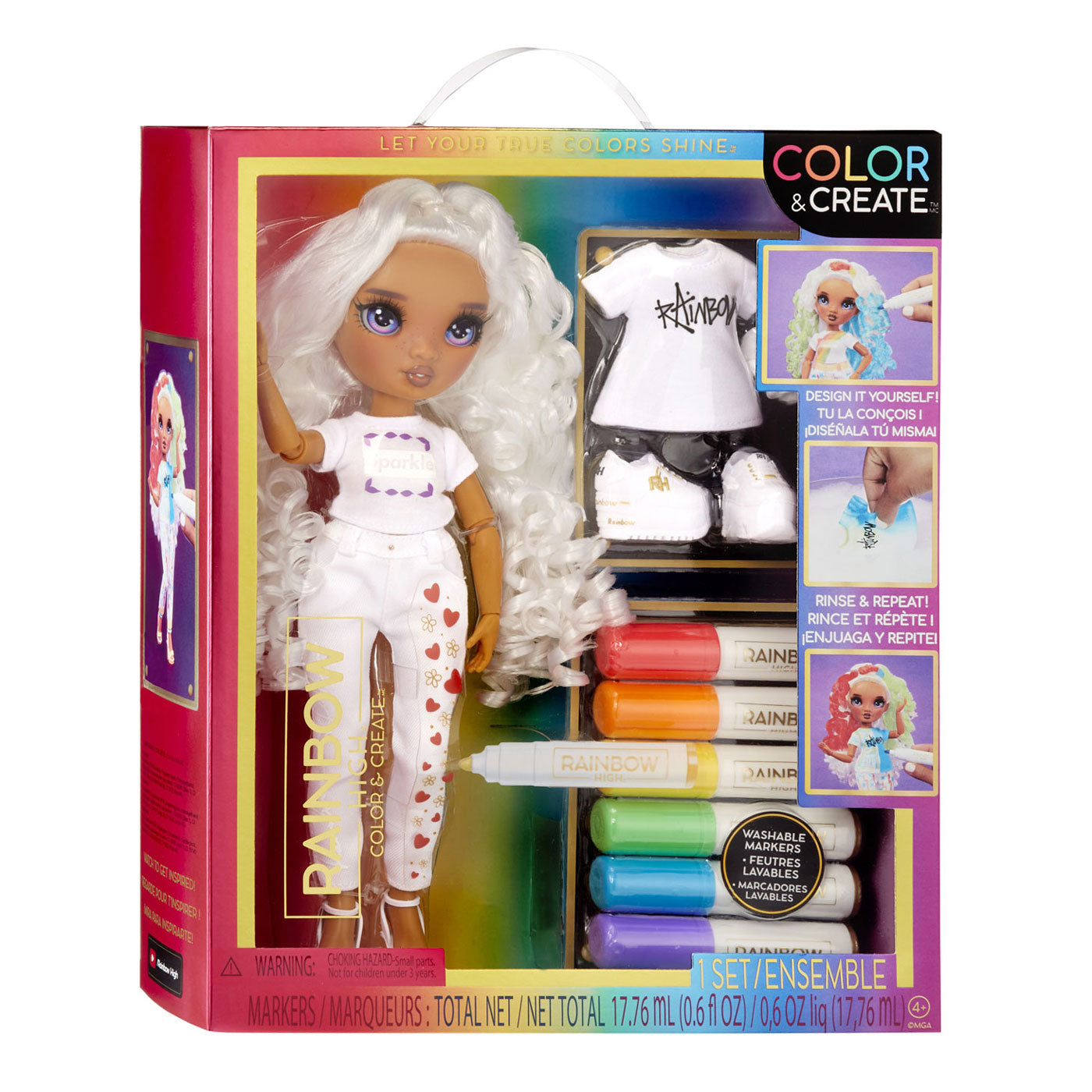 Regenboog Hoge Kleur Creëer Mode Modepop - Paars