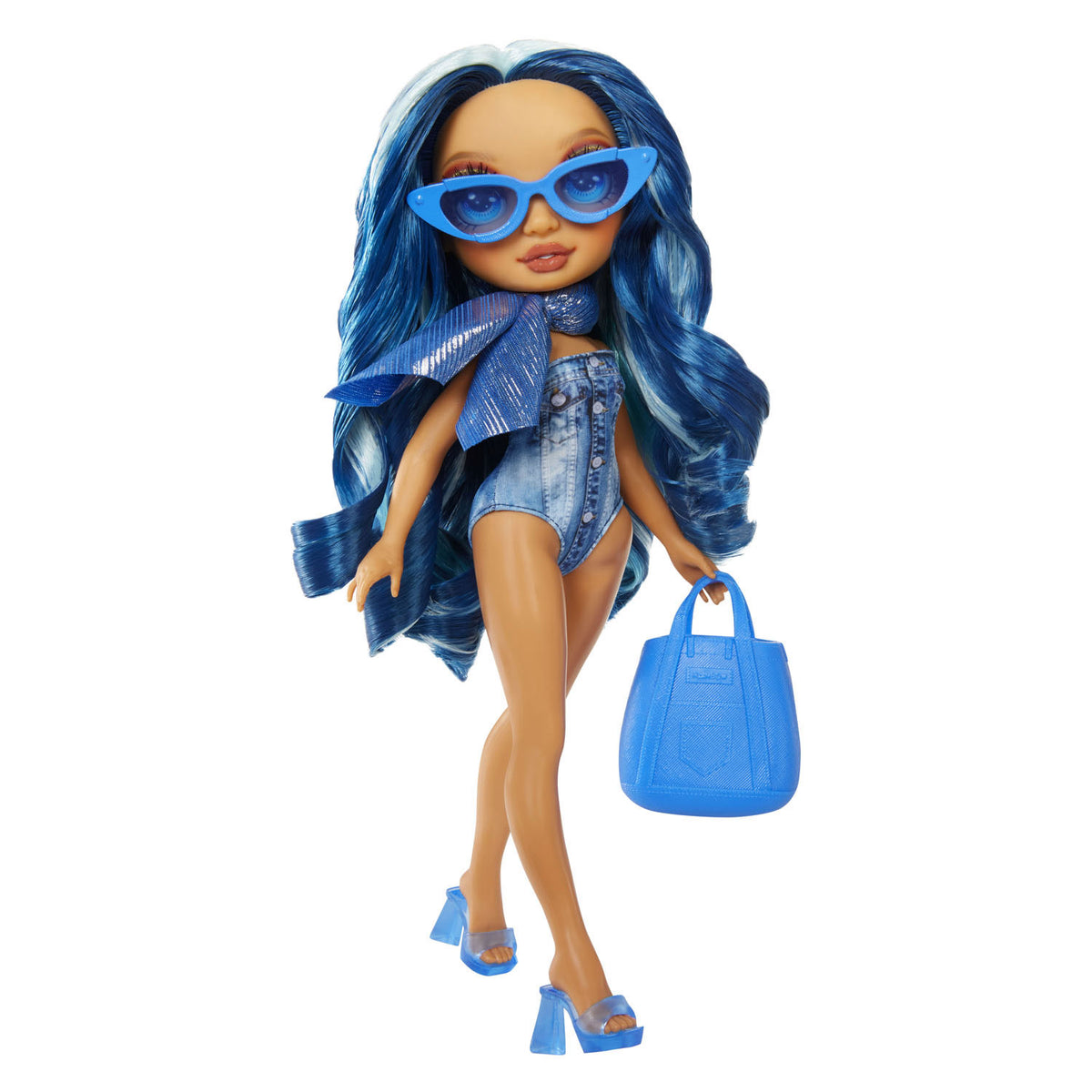 Rainbow High Swim Style Fashion Doll - 28 cm - Skyler (Blue)
