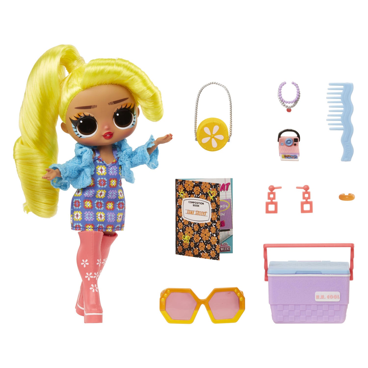 L.o.l. surprise! tweens modepoppen - 16,5 cm - hana groove