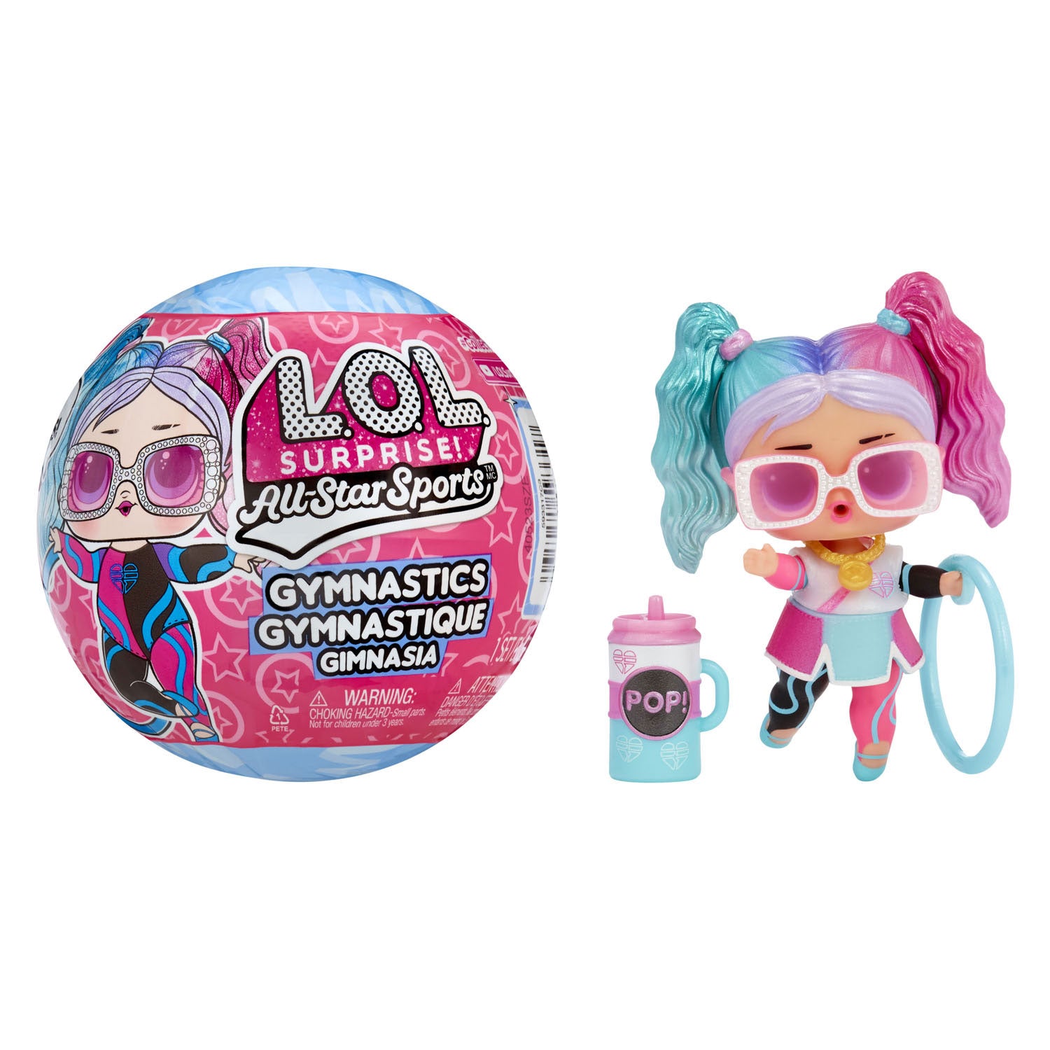 Lol verrassing all star sport gymnastiek mini pop bal