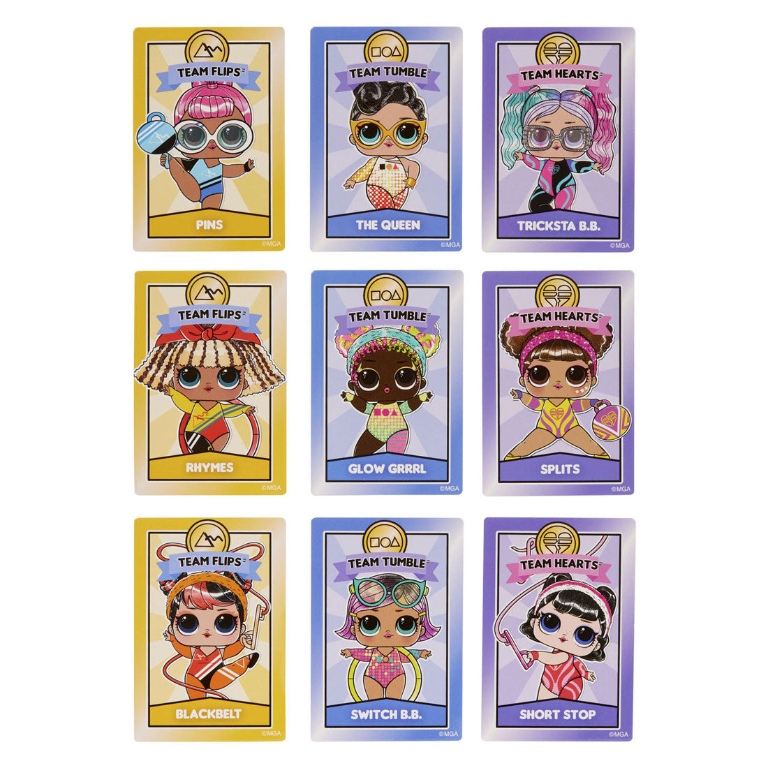 Lol verrassing all star sport gymnastiek mini pop bal