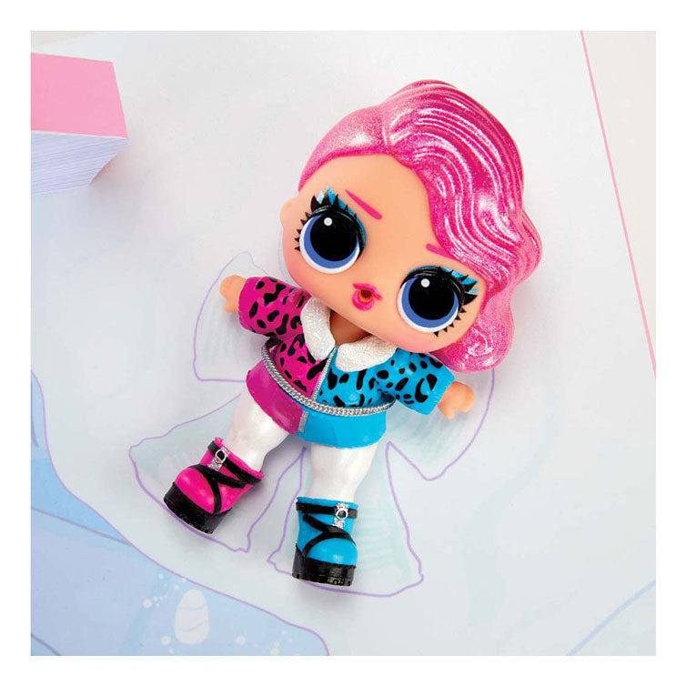 Lol verrassing wintersneeuw chalet poppenhuis