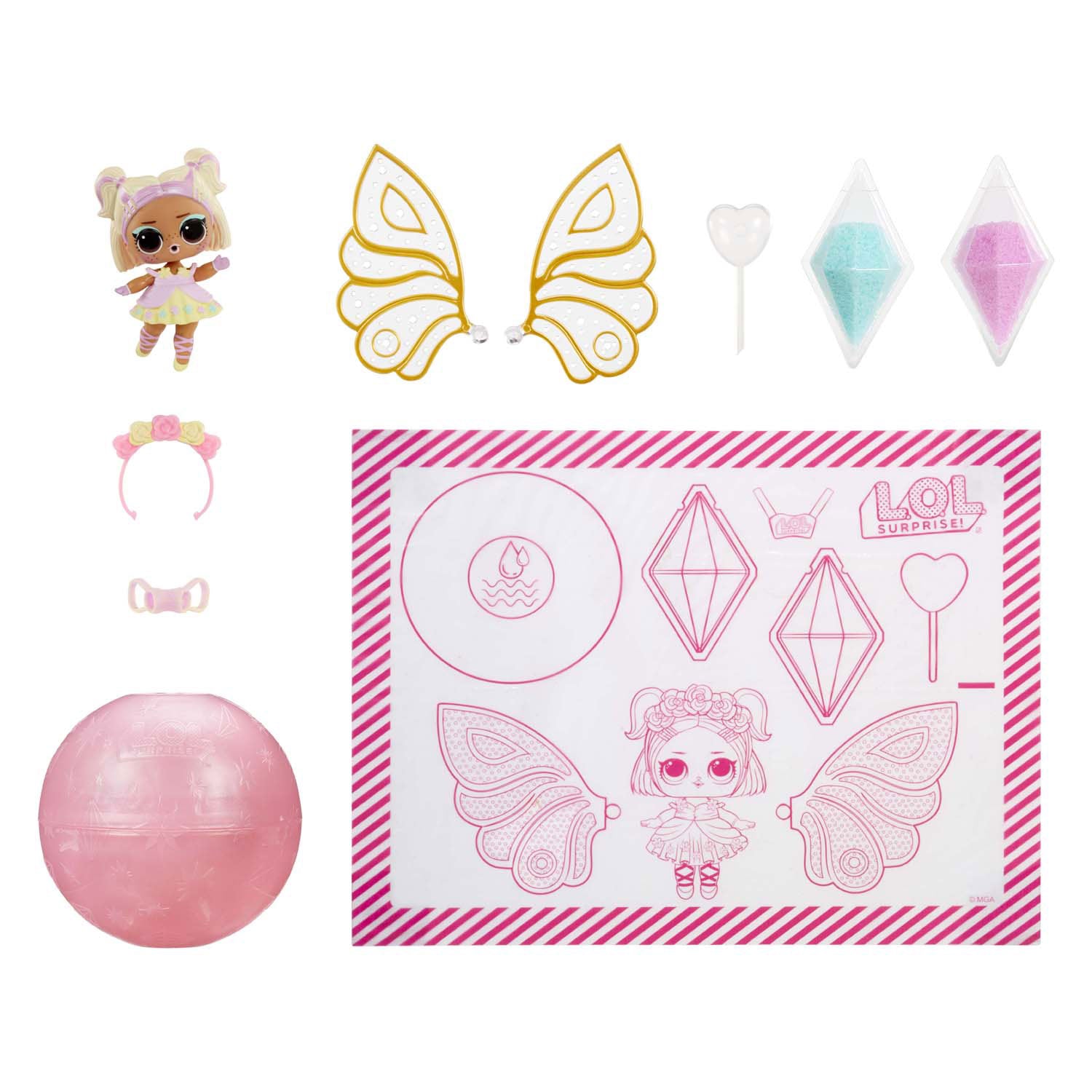 Lol verrassing Fairy Tots mini pop verrassingsbal