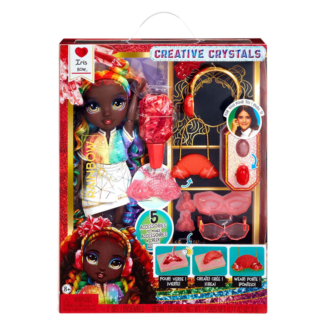 Mga entertainment regenboog hoog kristal mode modepop - regenboog