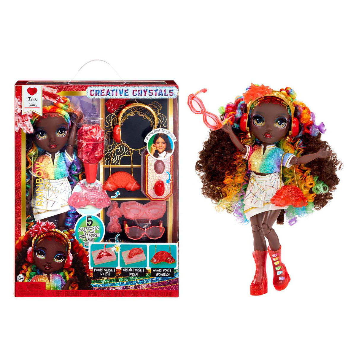 Mga entertainment regenboog hoog kristal mode modepop - regenboog