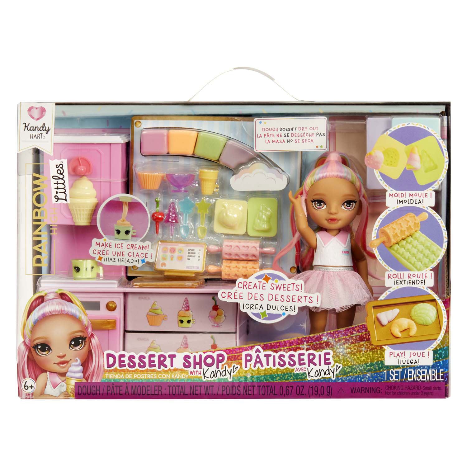 Mga regenboog hoge kleine compacte speelset winkel