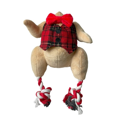 Happy pet kersttouw kalkoen