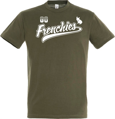 T-shirt go frenchies legergroen