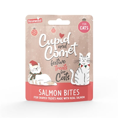 Cupido-komeet kerstdiner kerstsok kat