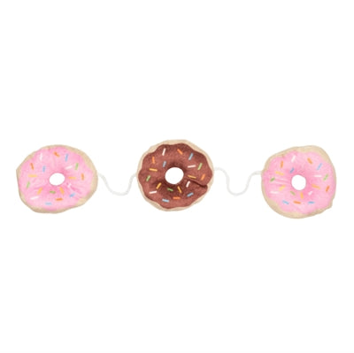 Fuzzyard 3 donuts aan touw met kattenkruid pluche