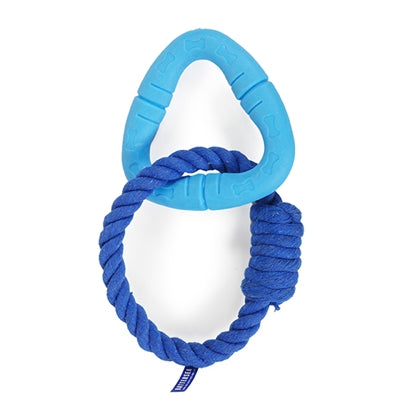Battersea driehoek rubber touw blauw