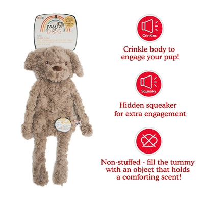 Mijn hondje hond pluche bruin