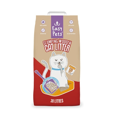 Easypets kattenbakvulling clumping wood