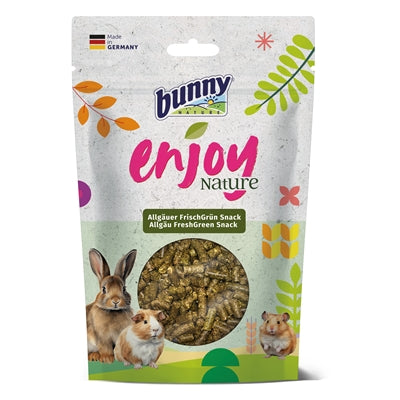 Bunny natuur geniet van de natuur allgau versgroene snack