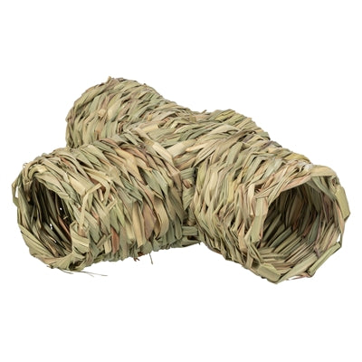 Trixie tunnel met vertakking hamstergras