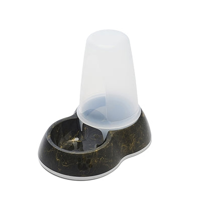 Savic voerdispencer loop marmer zwart goud