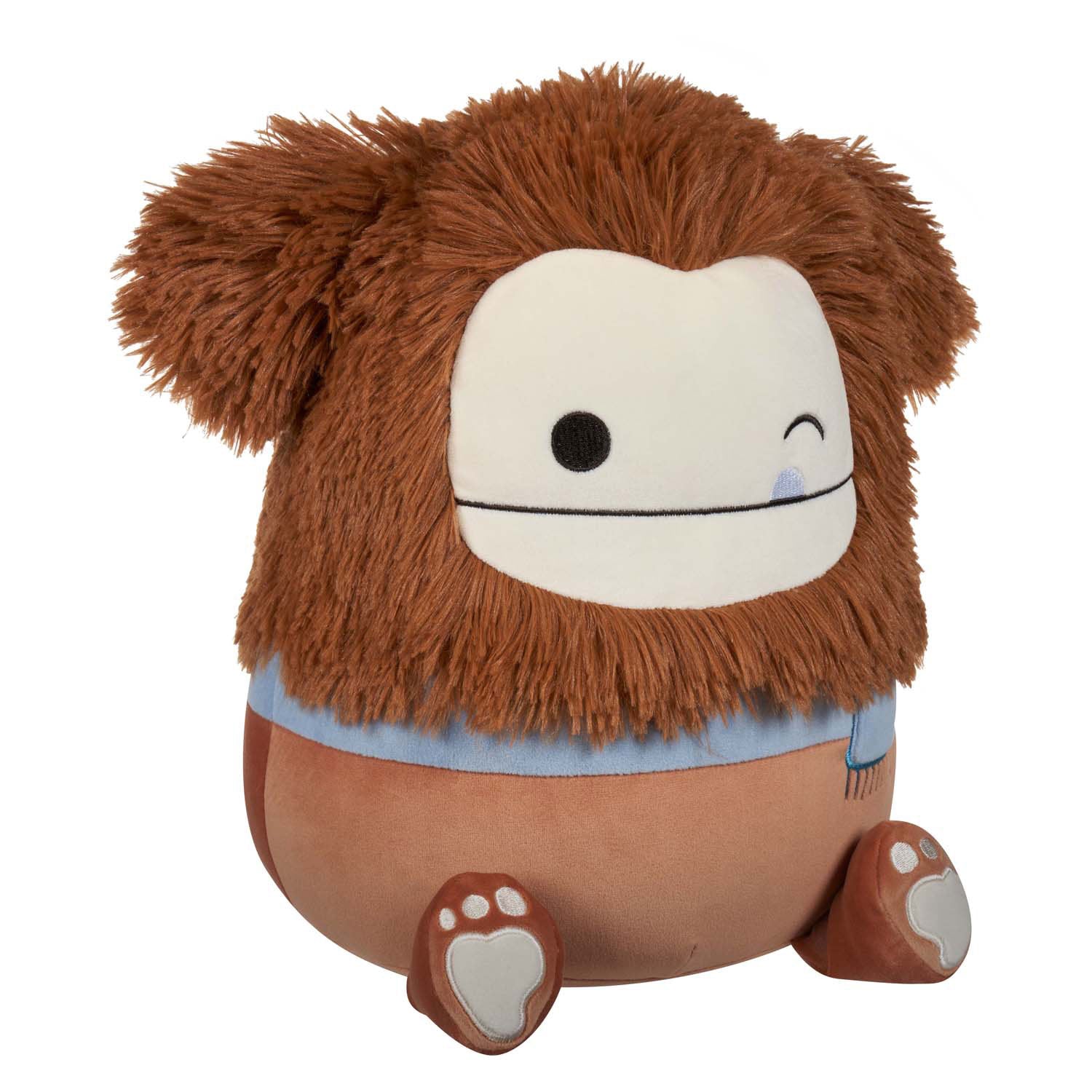 Squishmallows knuffel pluche - knipogende bigfoot, 30cm
