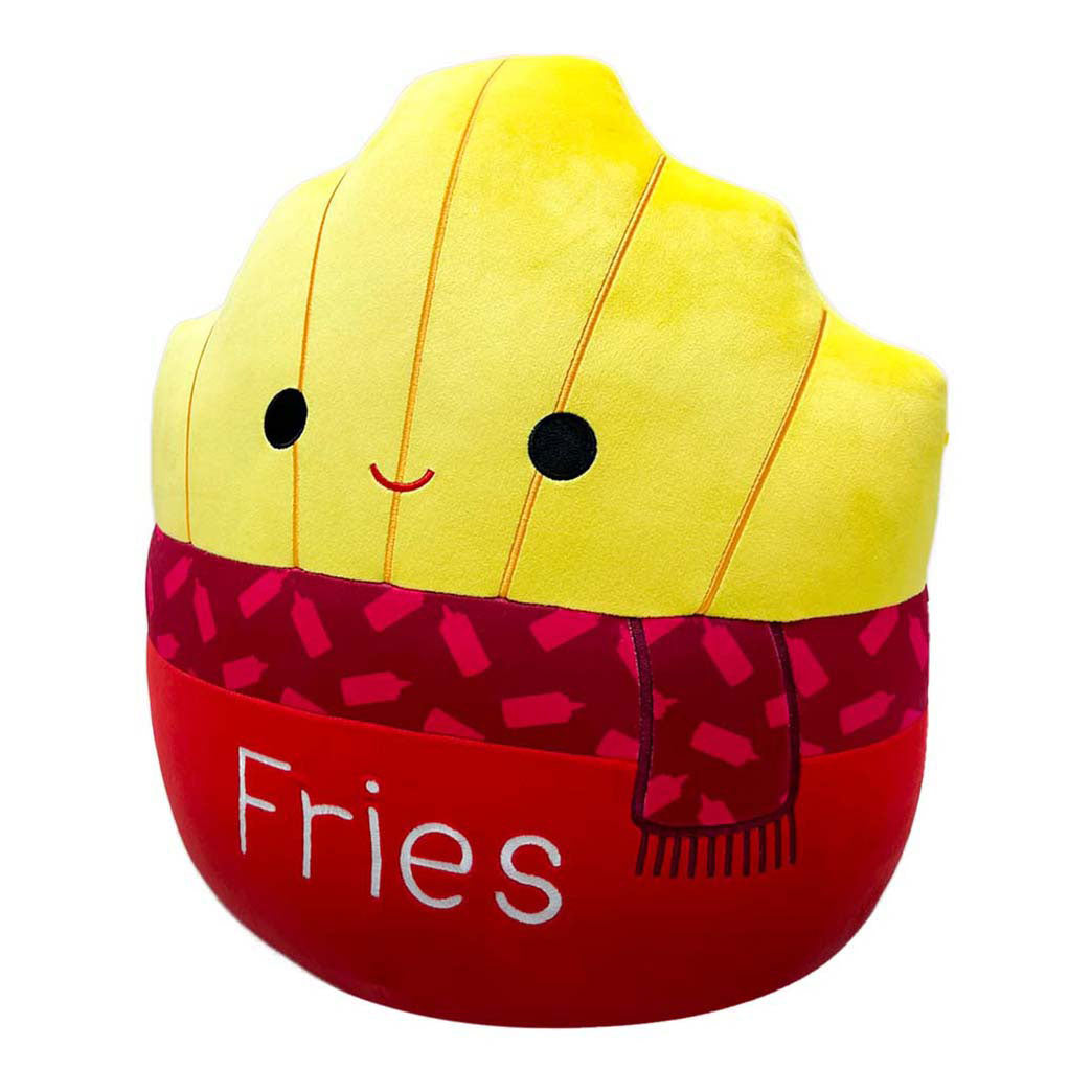 Squishmallows knuffel pluche - floyd franse frietjes met sjaal, 40cm