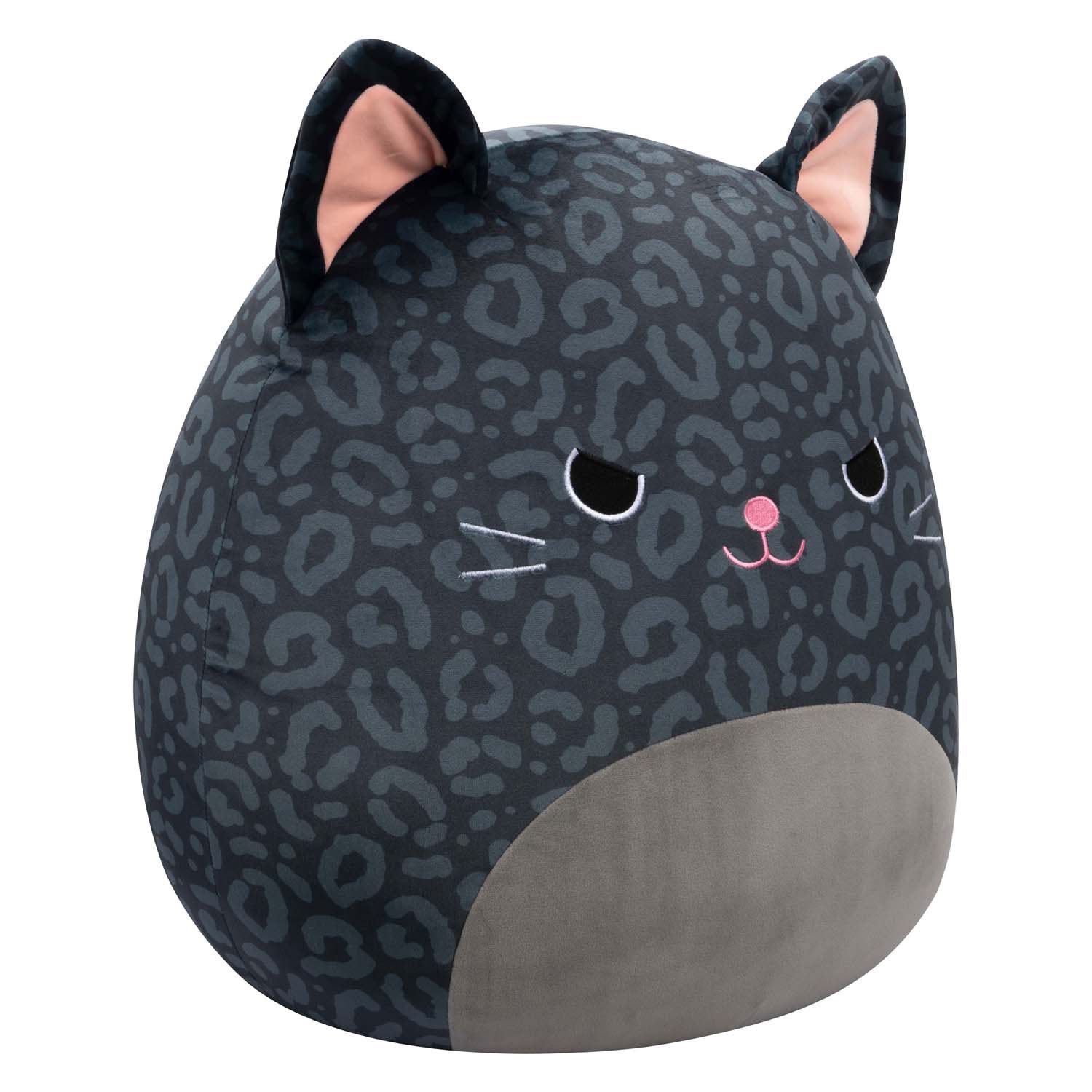 Squishmallows knuffel pluche - xiomara zwarte panter, 30cm