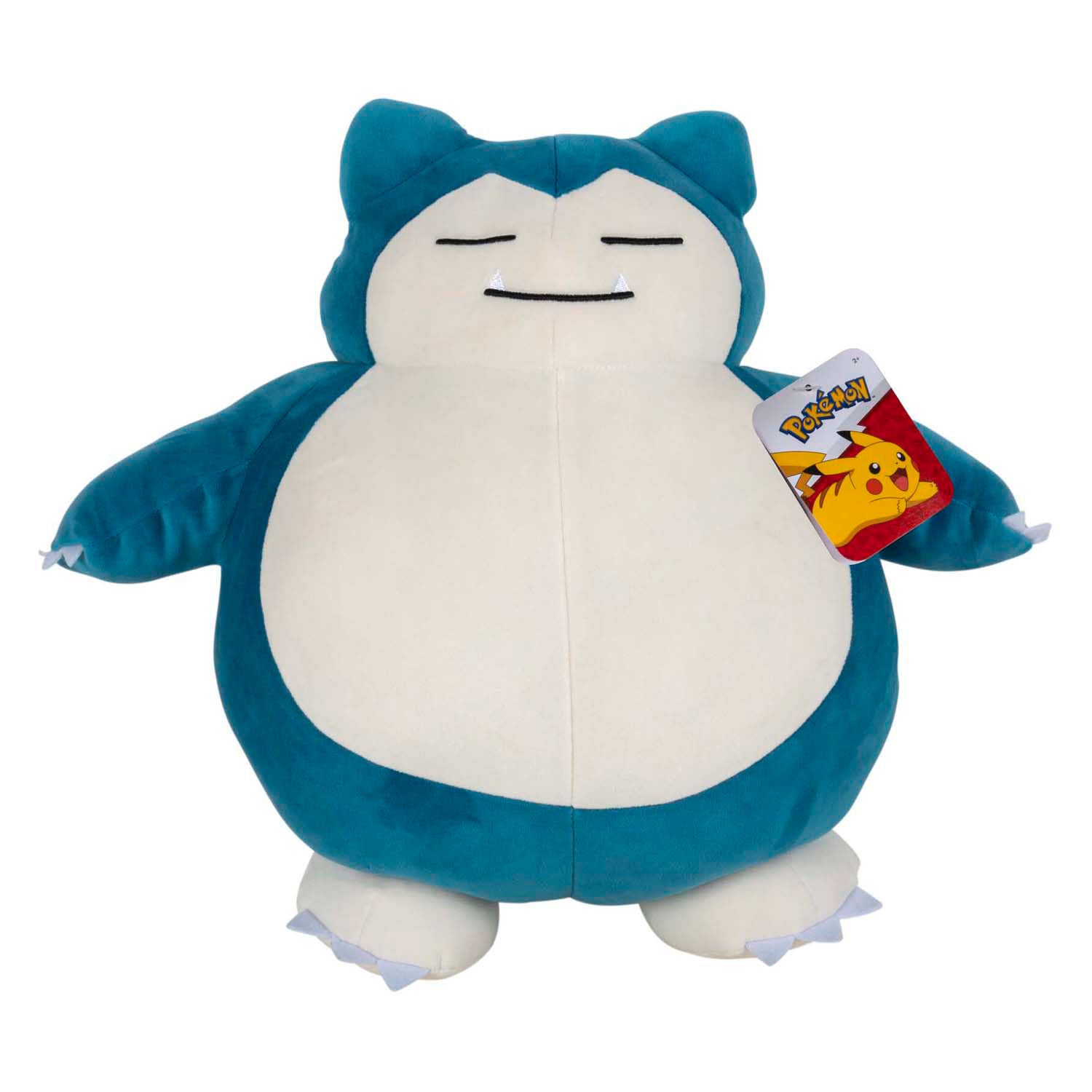 Jazwares pokémon slapende knuffel pluche snorlax, 45cm