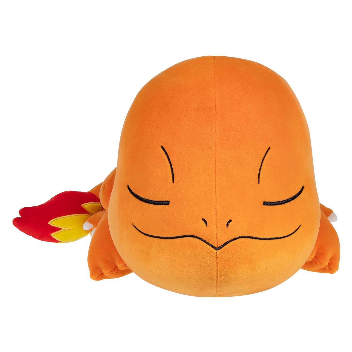 Jazwares pokémon slapende knuffel pluche charmander, 45cm