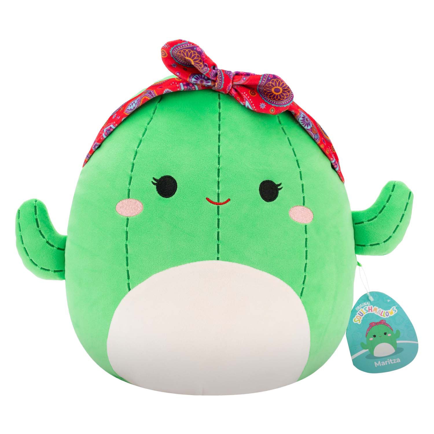Squishmallows knuffel pluche - maritza groene cactus, 30cm