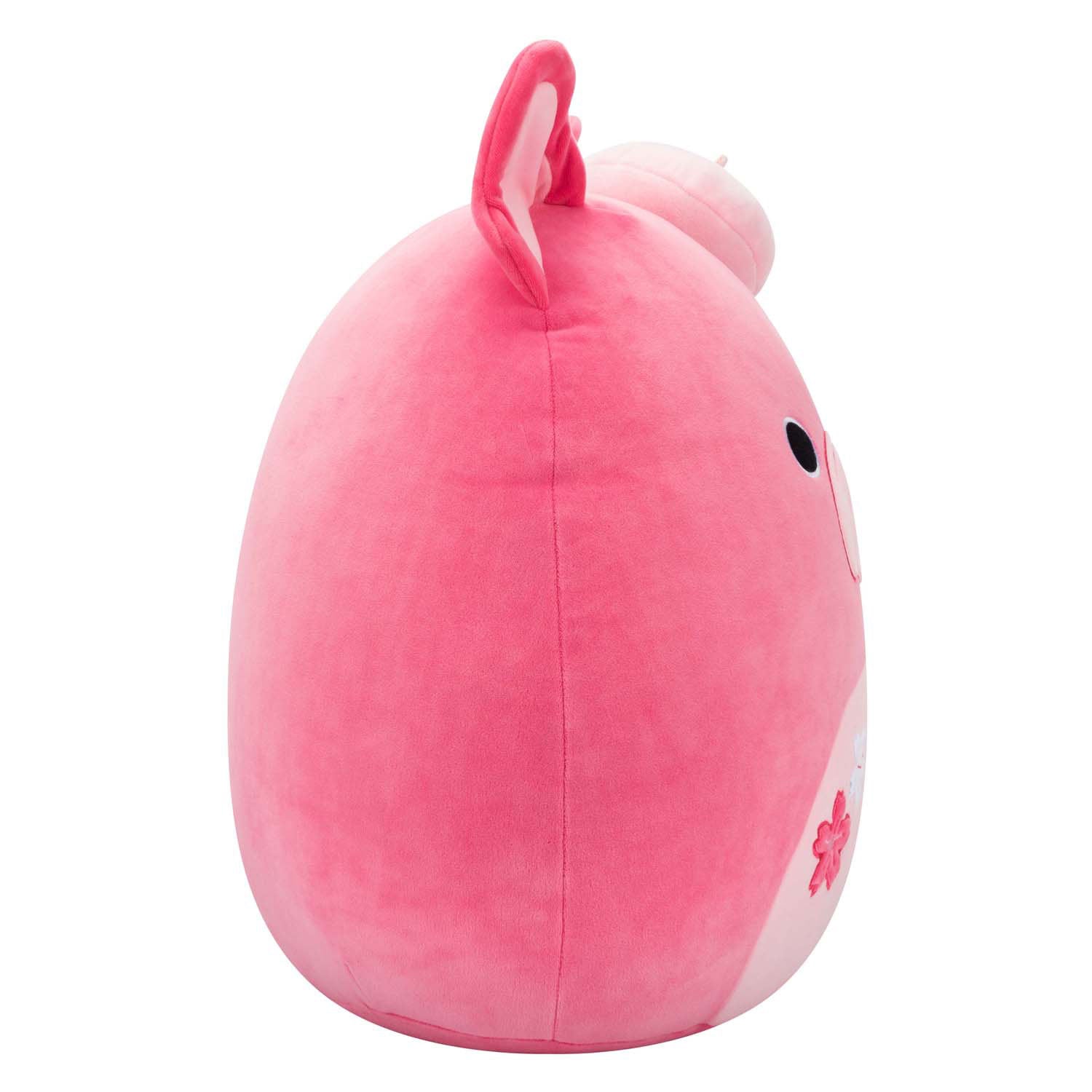 Squishmallows knuffel pluche - roze franse bulldog, 40cm