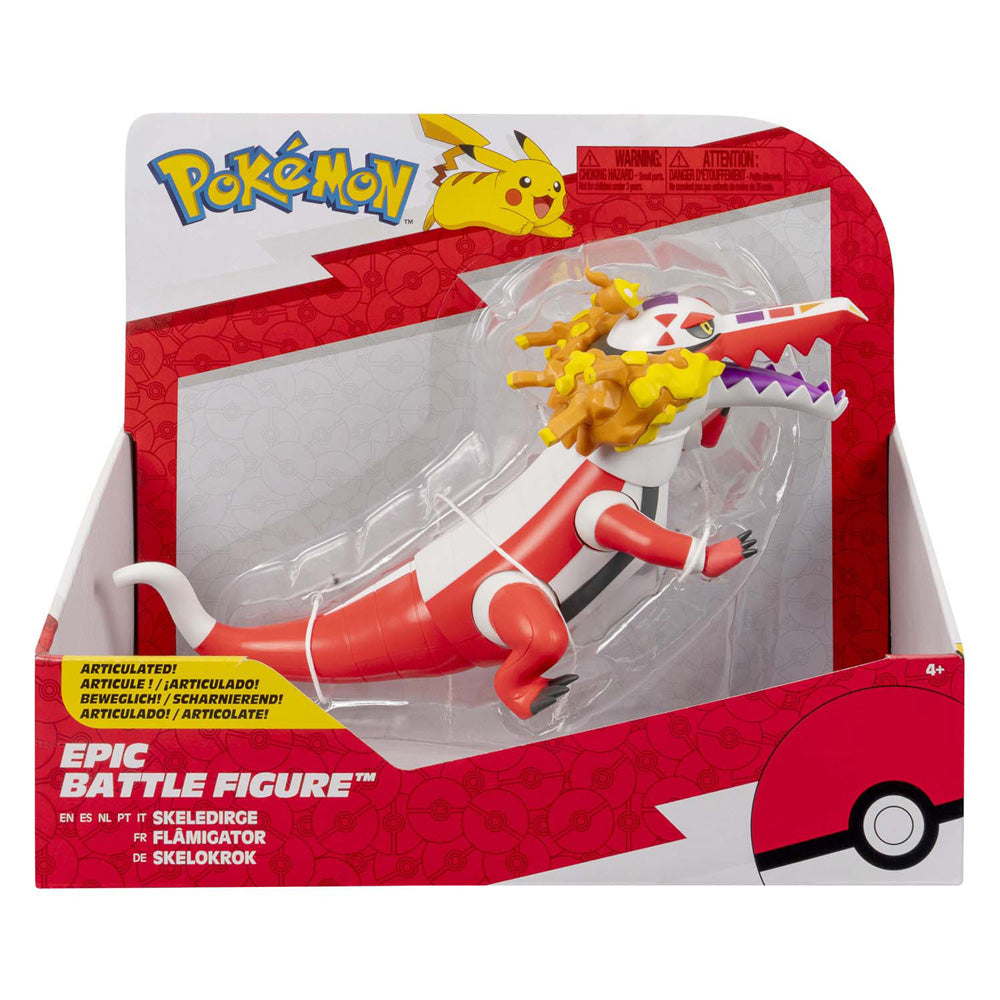 Jazwares pokémon epic battle figuur - skeledirge