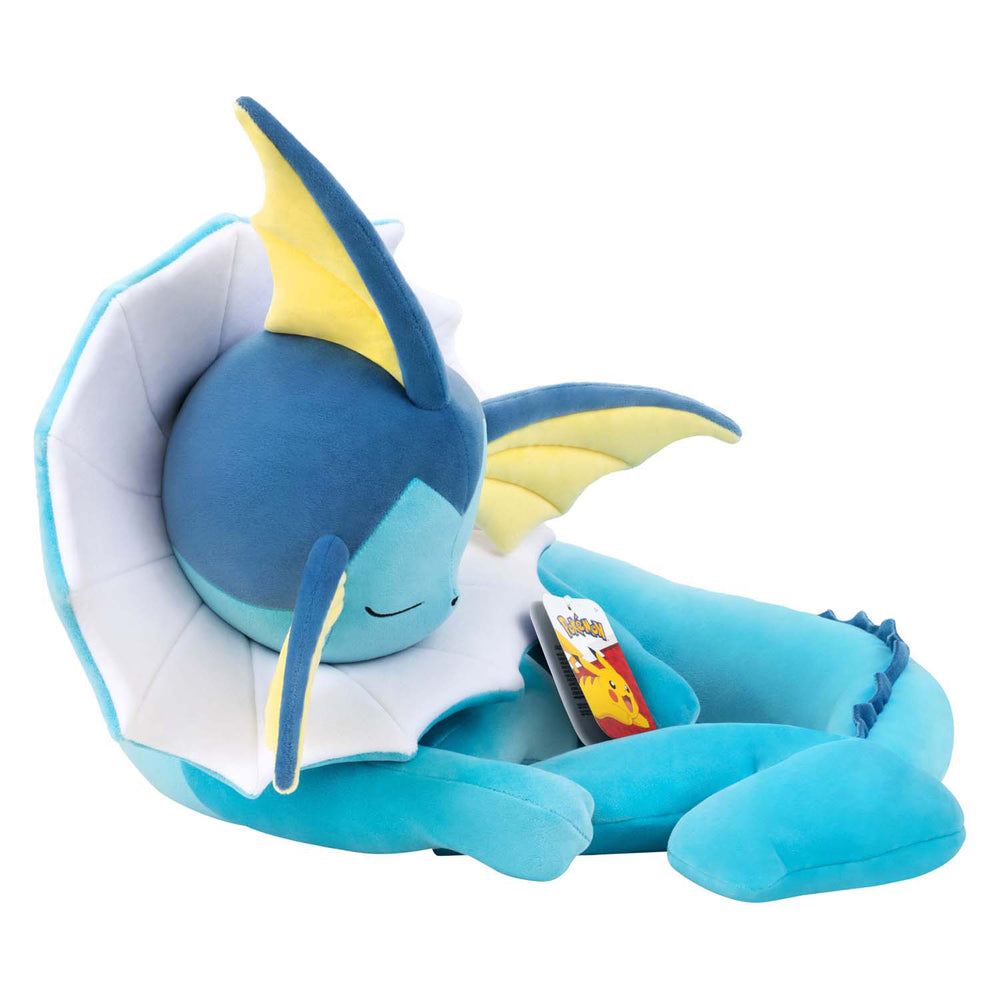 Jazwares pokémon knuffel pluche slapende vaporeon - 45cm