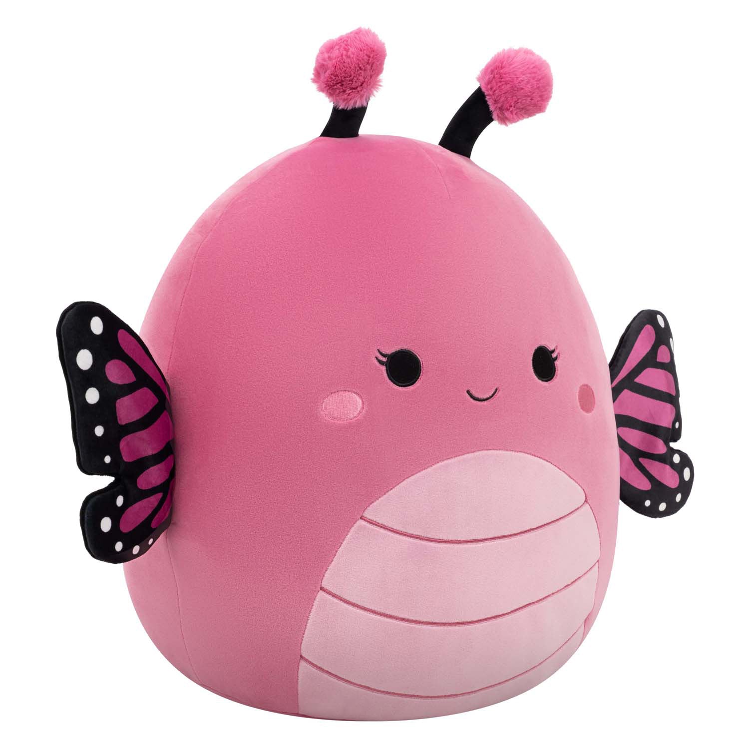 Jazwares squishmallows knuffel pluche - marcelina the pink monarch butterfly - 40cm