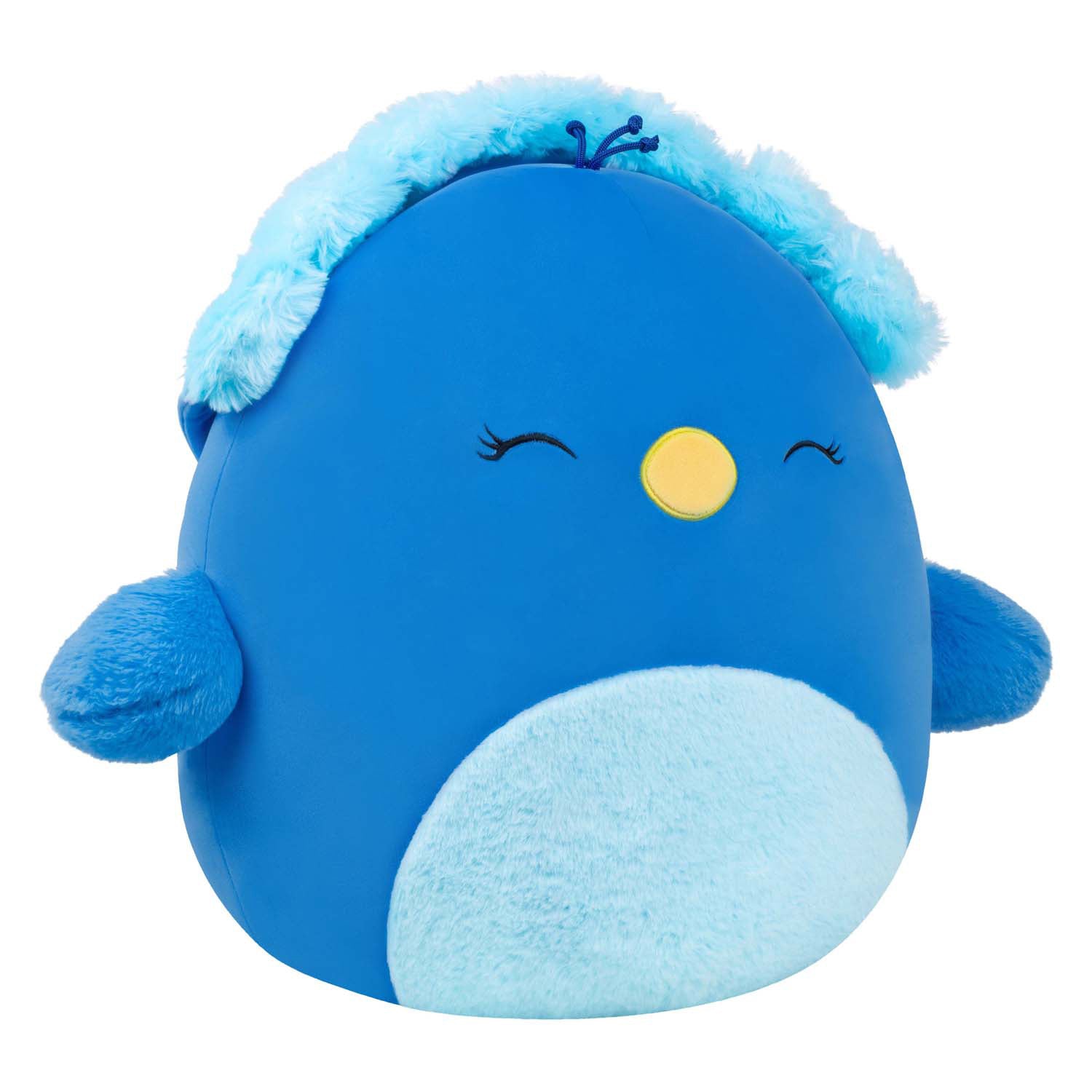 Jazwares squishmallows knuffel pluche - priscilla the blue peacock - 40cm