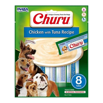 Inaba dog churu kip met tonijn recept