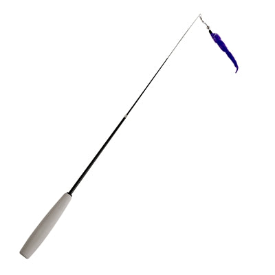 Easypets uitschuifbare kattenhengel worm paars