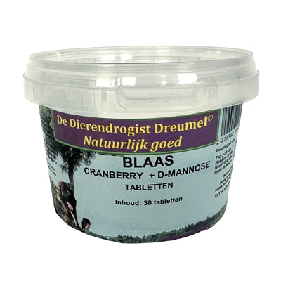 Dierendrogist blaas cranberry d-mannose tabletten