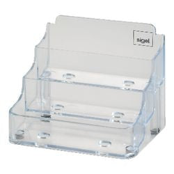 Visitekaarthouder sigel va130 glashelder